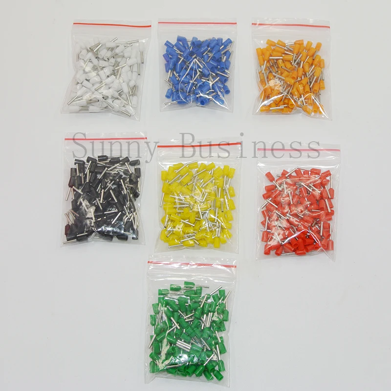 

E0508 Tube insulating Insulated terminals 0.5MM2 Cable Wire Connector Insulating Crimp Terminal 100PCS/Pack Connector