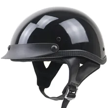 Della novità di Stile casco del motociclo DEL PUNTINO mezzo del fronte del casco Nero opaco nero disponibile casco da moto