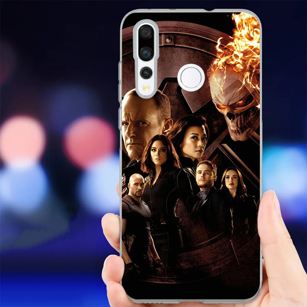 IYICAO MARVEL агенты щит Мягкий силиконовый чехол для телефона Huawei Mate 10 20 Lite Pro Nova 2 2i 3 3i 4