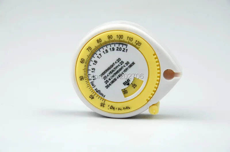 Точный калькулятор индекса массы тела BMI рулетка лента для измерения тела пояс BMI лента, 100 шт./лот