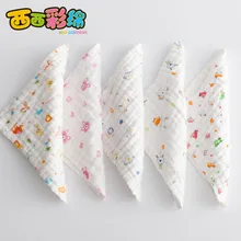 Новинка, 4 предмета, 23*6 см, хлопок, непромокаемые детские нагрудники с героями мультфильмов, 6 слоев, мягкий детский слюнявчик для кормления, полотенце для детей 0-24 месяцев