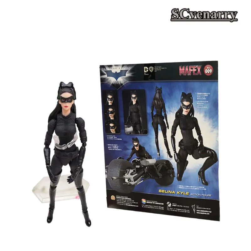 Mafex no.009 Темный рыцарь Трилогия Catwoman Селина Кайл фигурку DC Comics ПВХ Коллекционная