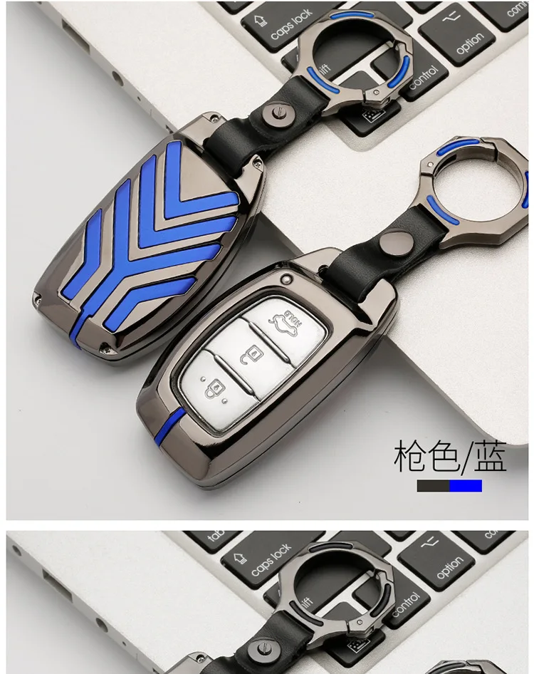 Высококачественный чехол для ключей из цинкового сплава для hyundai i10 i20 i30 HB20 IX25 IX35 IX45 высококачественный умный ключ для стайлинга автомобилей