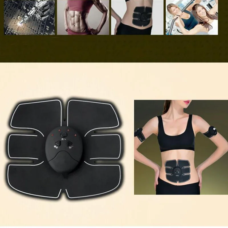 Wireless Muscle Stimulator Smart Fitness Abdominal Training Device Electric Weight Loss Stickers Body Slimming Belt Unisex