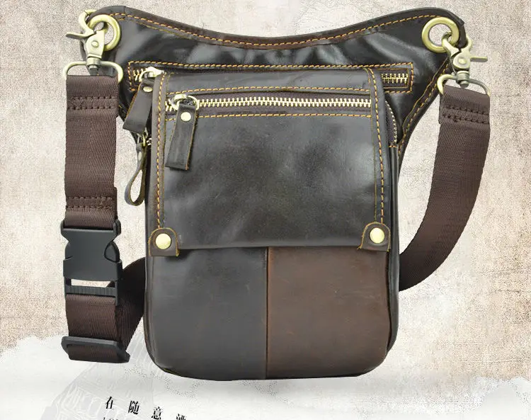 

multi way carry motor rider bag put it on Outlaw Pack Thigh Holster Protected Purse Shoulder Holster