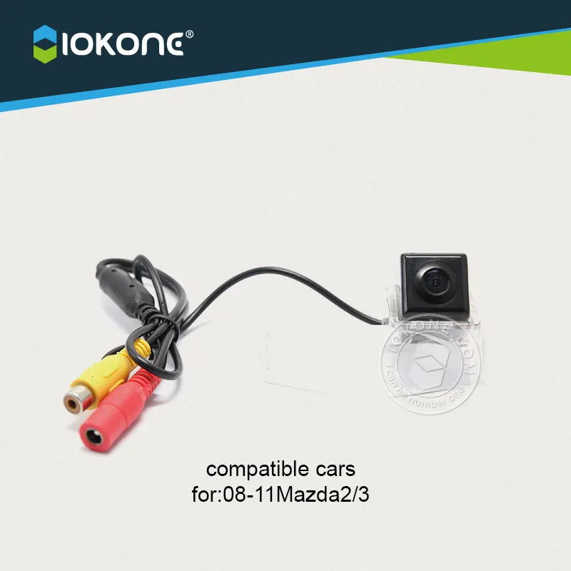 IOKONE Car rear view Camera For Mazda 2 Mazda 3 2008 2009 2010 2011 Car