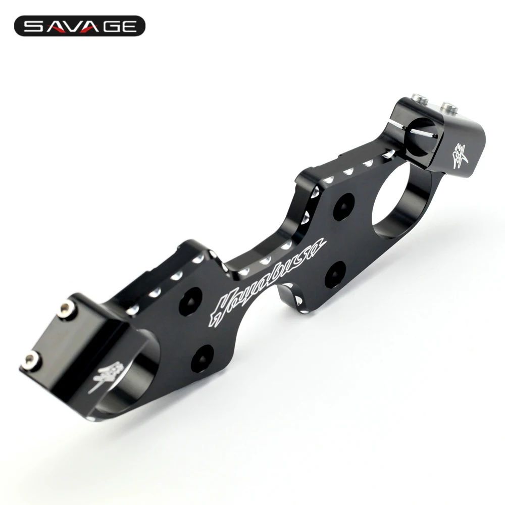 

Front Forks Lowering Triple Tree Upper Top Clamp For SUZUKI GSX1300R HAYABUSA 2008-2016 Motorcycle Handlebar Top Bridge Black