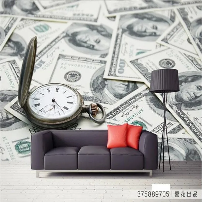 photo wallpaper 3D coins currency dollar wallpaper hotel bedroom living  room sofa wallpaper mural - AliExpress Home Improvement