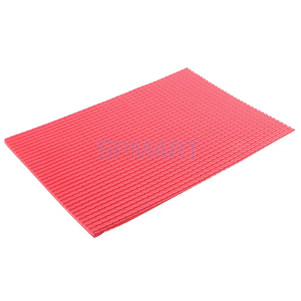 

1/25 Scale Roof Tile Sheets DIY Model Building Materials PVC Plastic for Railway Layout Architecture Landscape