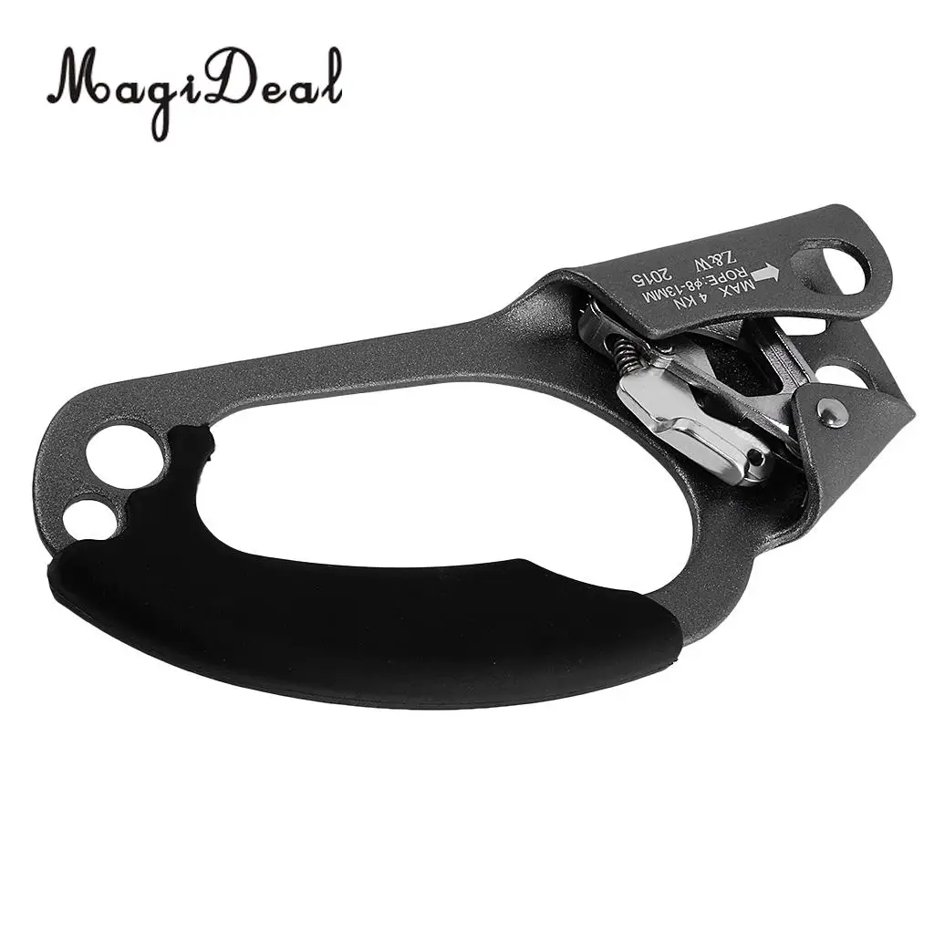 MagiDeal Outdoor Mountaineering Climbing Left and Right Hand Ascender Arborist Rappelling Gear Rope Clamp for 8-12mm Rope