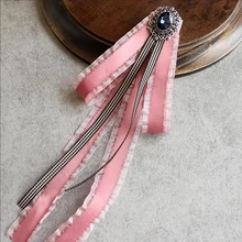 Женская рубашка, галстук-бабочка, женская брошь на шею, галстук для женщин, форменный галстук, вечерние галстуки, модные бриллиантовые галстуки-бабочки, подарки для девушек