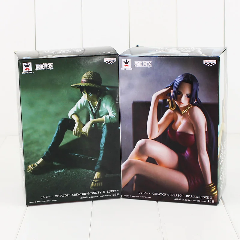 12 см Creator X One Piece Обезьяна д Луффи Боа Хэнкок с диваном ПВХ фигурка Коллекционная