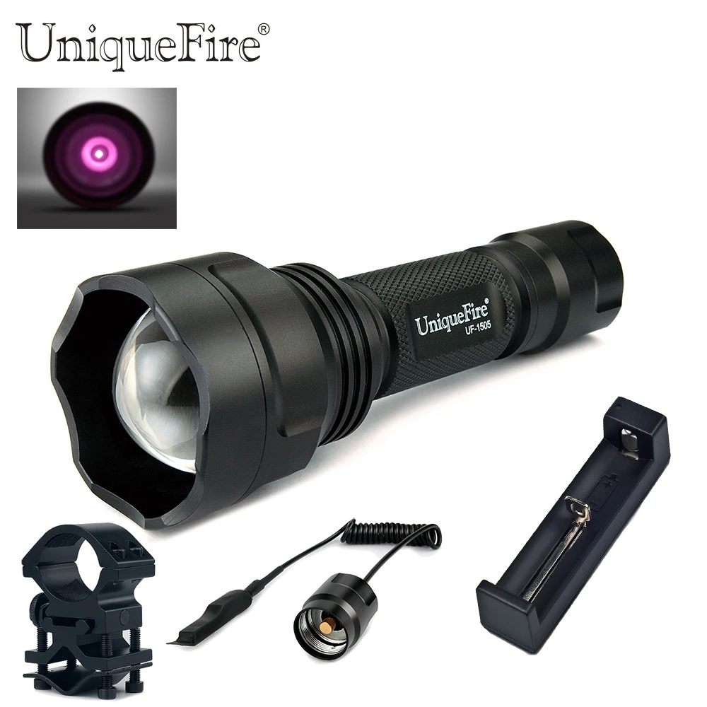 Uniquefire Hunting18650 Flashlight 1505 IR 940NM Led 3Modes Infrared