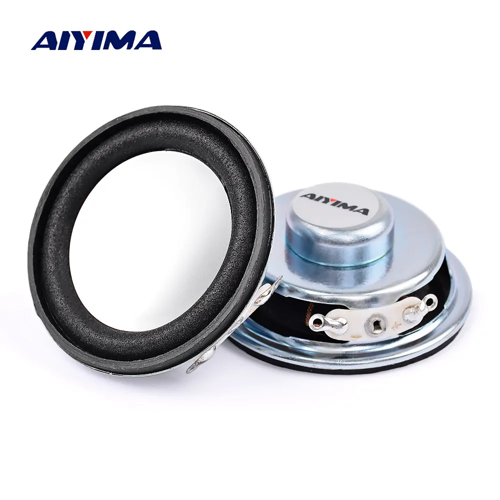 

AIYIMA 2Pcs 1.75Inch 4 ohm 3W 45MM Audio Tweeters Speakers Full Range Neodymium Magnetic Round Audio Speaker DIY Accessories