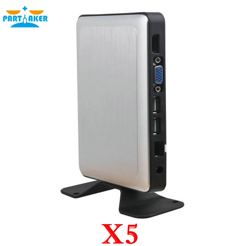 Partaker RDP8 Thin Client X5 for Windows Fanless Cloud Computer VMware USB Printer 720P Online Video