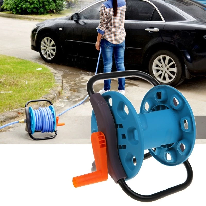 Water Hose Reel Floor Standing Water Pipe Roll Pipe Storage Rack Winding  Tool for Outdoor Garden Car Wash Irrigation System - AliExpress