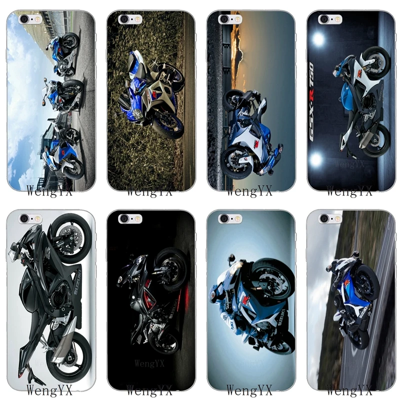 

suzuki gsxr 750 Slim silicone Soft phone case For iPhone X 8 8plus 7 7plus 6 6s plus 5 5s 5c SE 4 4s