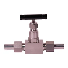 Игольчатый клапан высокого давления из нержавеющей стали для стыковой сварки высокотемпературный игольчатый клапан+ 2 наконечники для сварки 3/"-1" дюймов 12 мм-28 мм