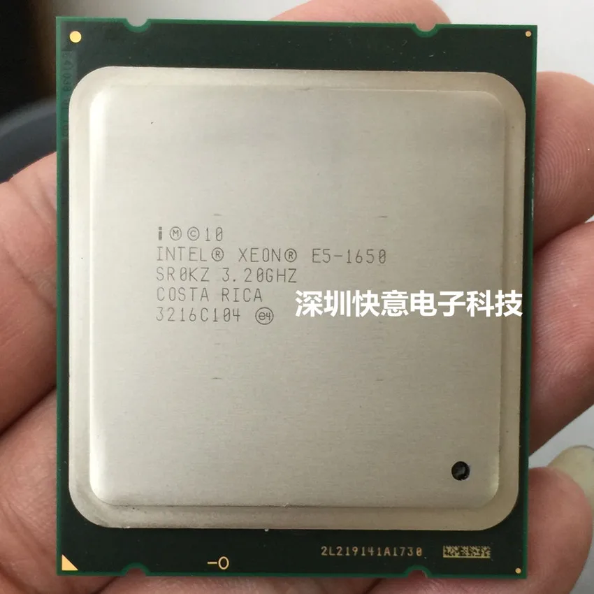 Оригинальный процессор Intel Xeon E5 1650 3 2 ГГц 6 ядер Кэш-память 12 МБ Sockel 2011 Prozessor SR0KZ e5-1650