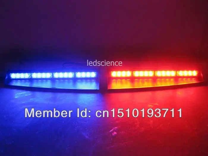 Visor Light Emergency Led Warning light Strobe Lights Split Mount Deck