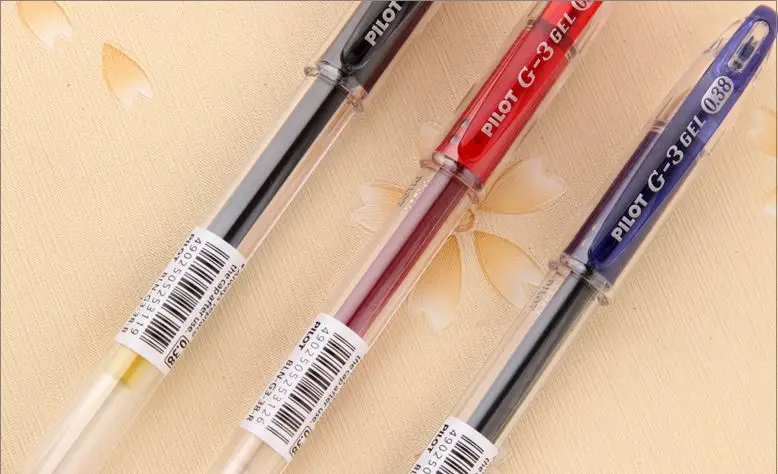 PILOT G-3 Gel Pen G3 Gel Ink Pen Financial Pen 0.38 mm Gel Pen 0.5 mm Japan 2