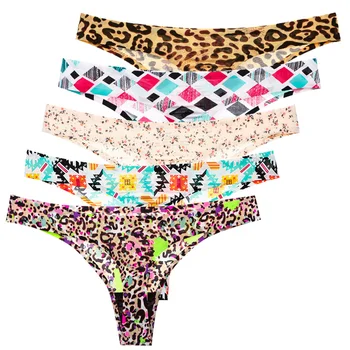 

ZQTWT Leopard G String Women Tanga Panties Briefs for Girl Sexy Thong Seamless Underpants Breathable Underwear Female Lingerie
