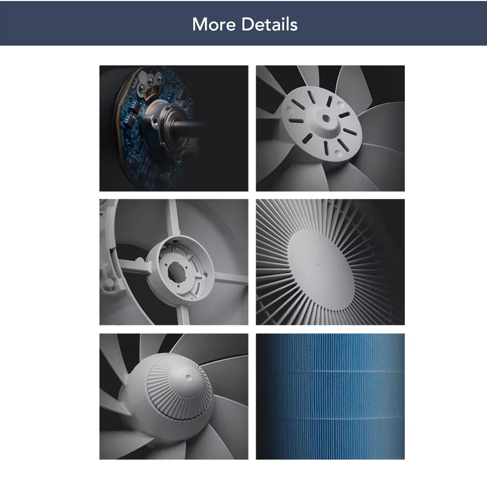 Original Xiaomi OLED Display Smart Air Purifier 2S Smartphone Mi Home APP Control Smoke Dust Peculiar Smell Cleaner (12)