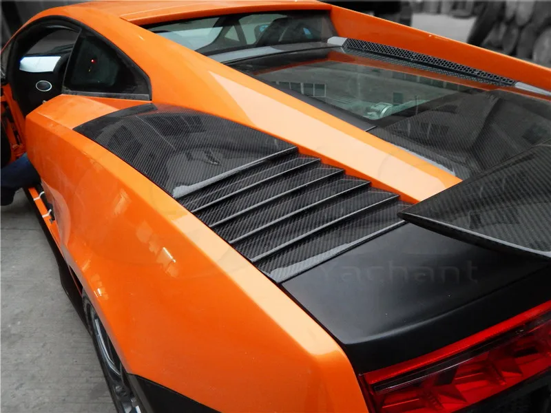 2003-2014 Lamborghini Gallardo LP550 LP560 LP570 Revozport Style Engine Hood Hatch CF (50)