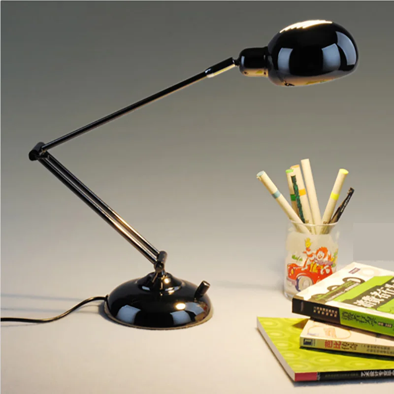 Led Desk Lamp Incandescent Lamp High grade Metal Long arm Folding Table
