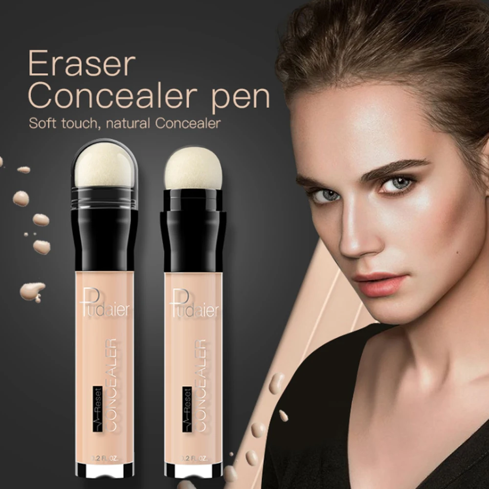 

Full Cover 6 Colors Liquid Concealer Eraser Pen Face Powder Fundation Concealer Long Lasting Waterproof Stick Cosmetic Makeup