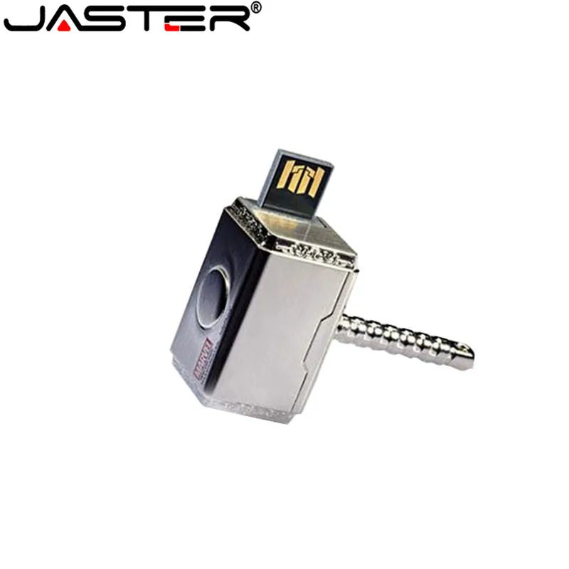 JASTER металлический Железный человек Капитан щит капитана Америка молоток usb флэш-накопитель Memory stick Халк pendrive 4 ГБ 8 ГБ 16 ГБ 32 ГБ 64 ГБ подарок