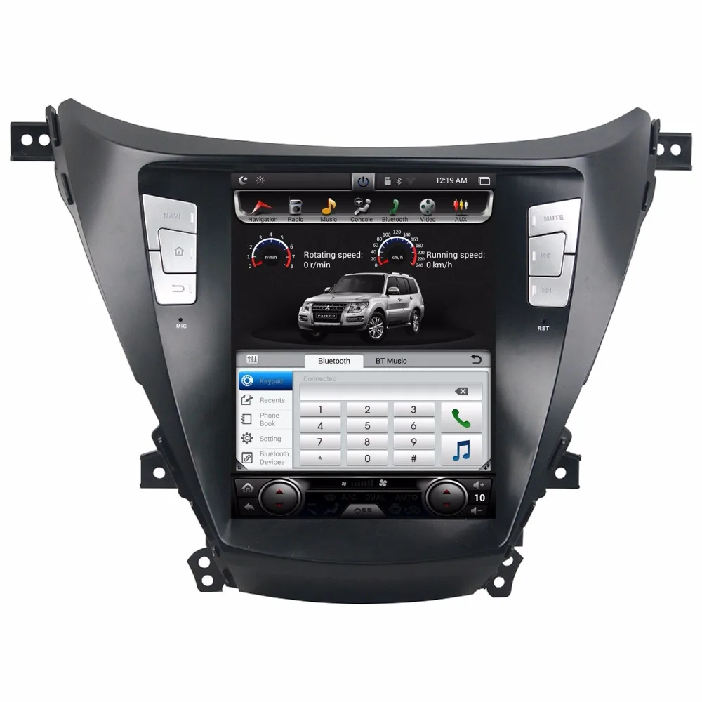 Excellent PX6 Android 8.1 IPS Screen 6-Core 10.3" Car Audio Player for Hyundai Elantra 2014 2015 2016 Radio GPS BT5.0 WIFI Easy Connect 2