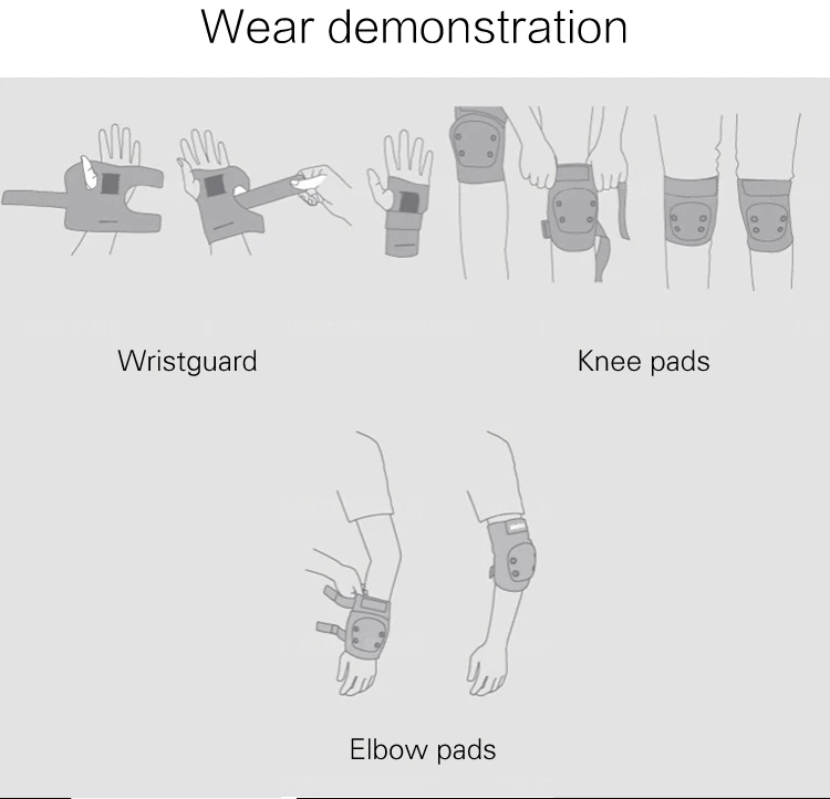 LANOVA наколенники для взрослых/детей налокотники наручные щитки 3 в 1 Защитное Снаряжение Набор для нескольких видов спорта Скейтбординг встроенный ролик S