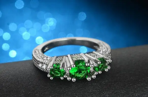 Милое женское белое круглое обручальное кольцо с фианитами, роскошное серебряное кольцо, обручальные кольца для женщин