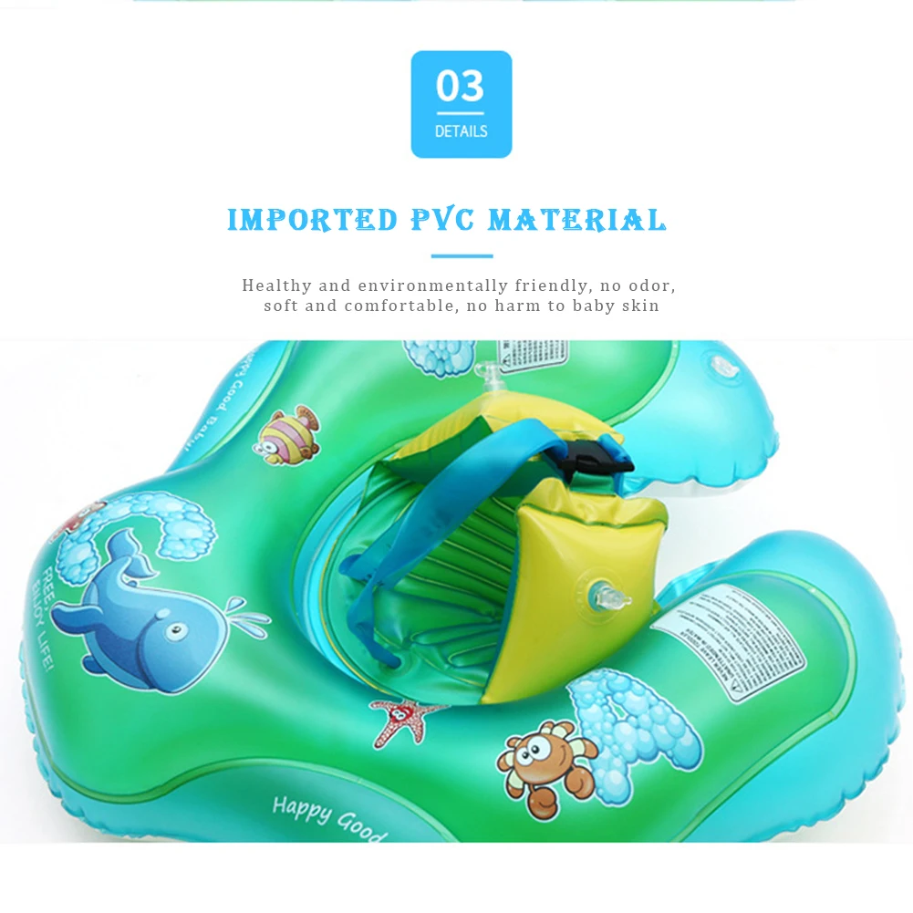 Экологически чистый надувной круг для купания ребенка поплавок роликовый устойчивый плавательный круг для 1,5 месяцев 3 лет