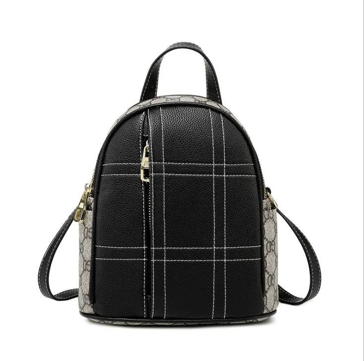 

2019 Leather Backpacks for Adolescent Girls Zipper Backpack Female Backpack to School Notebooks Laptop College bags backpack