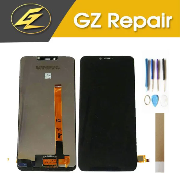 

5.93 Inch For Wiko View 2 Plus LCD Display With Touch Sensor Digitizer Assembly Black Color With Tools Tape