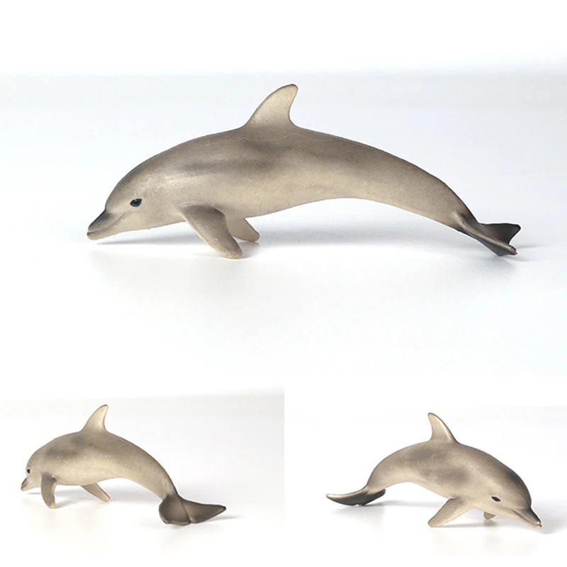 4 шт./компл. Подводные Животные Модель высокого моделирования Manatee синий кит дельфин, океан животных Игрушки для раннего обучения детей подарок на день рождения