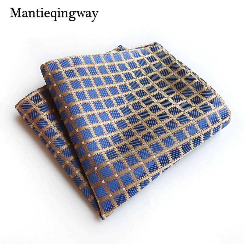 Mantieqingway мужские Цветочный плед Hanky унисекс высокое качество платок полиэстер Пейсли Бизнес платок грудь Полотенца