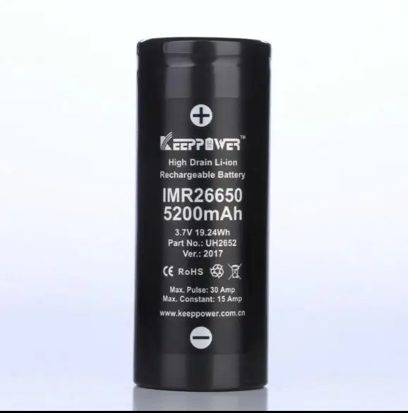 

IMR26650 5200mAh electronic cigarette battery