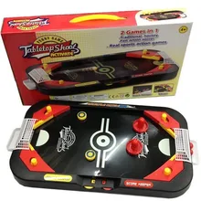 Кэндис Го пластиковые игрушки развивающие играть мини настольный хоккей Футбол Спорт игра в Настольный футбол детей Рождество подарок на день рождения