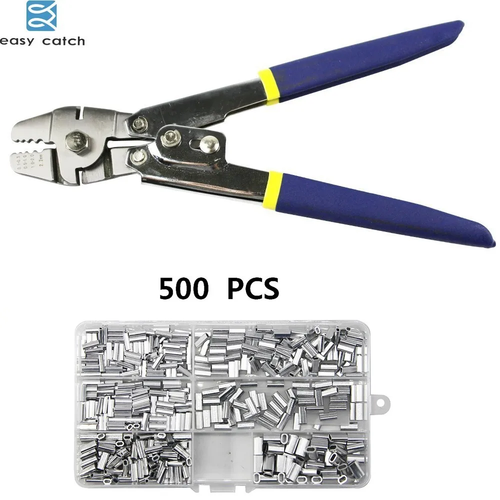 Легко ловить из нержавеющей стали многофункциональные щипцы для лески резак с обжимными рукавами Снасти Коробка