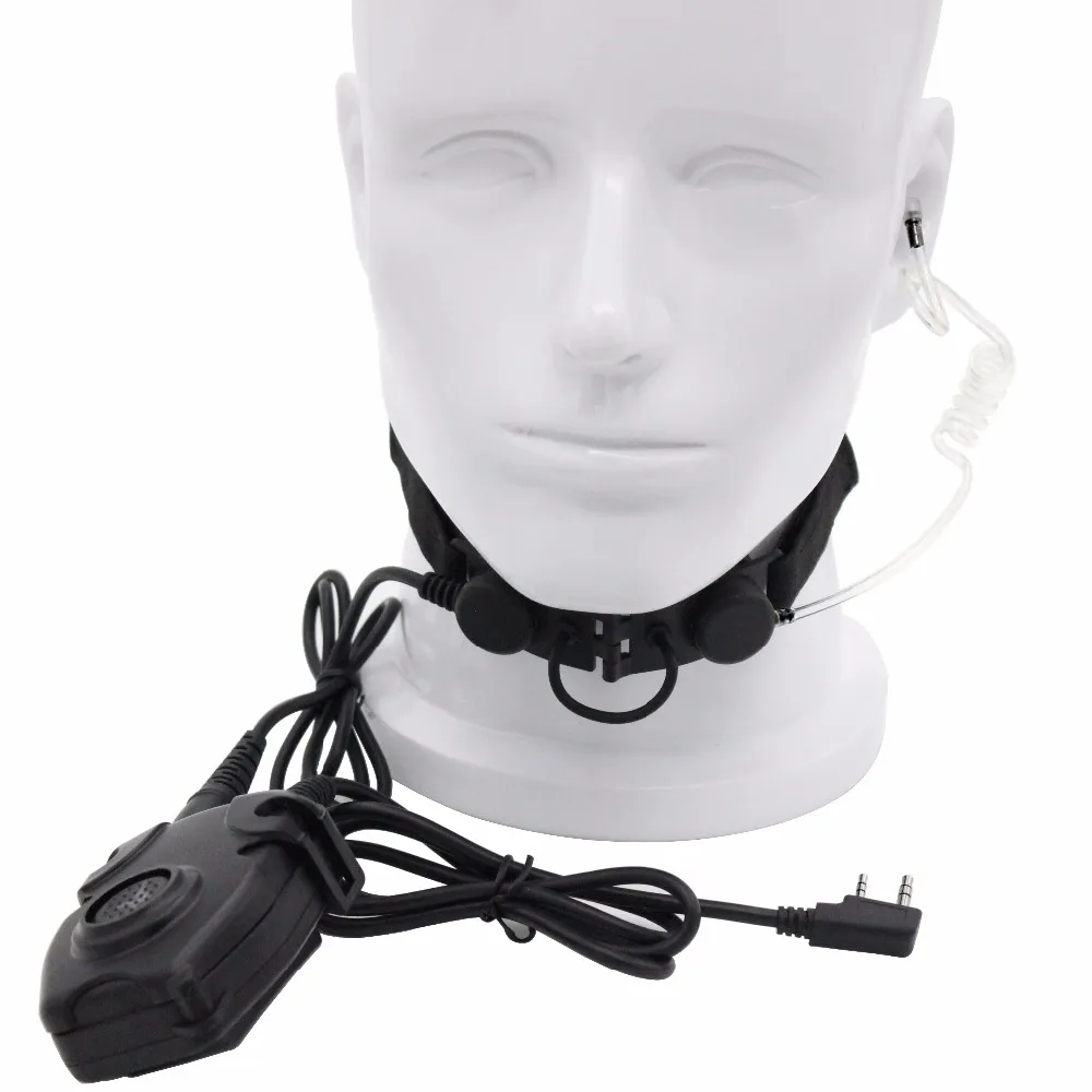 Z тактическая горловина Mic Z003 гарнитура с PTT для Kenwood двухстороннее радио BaoFeng UV 5R GT