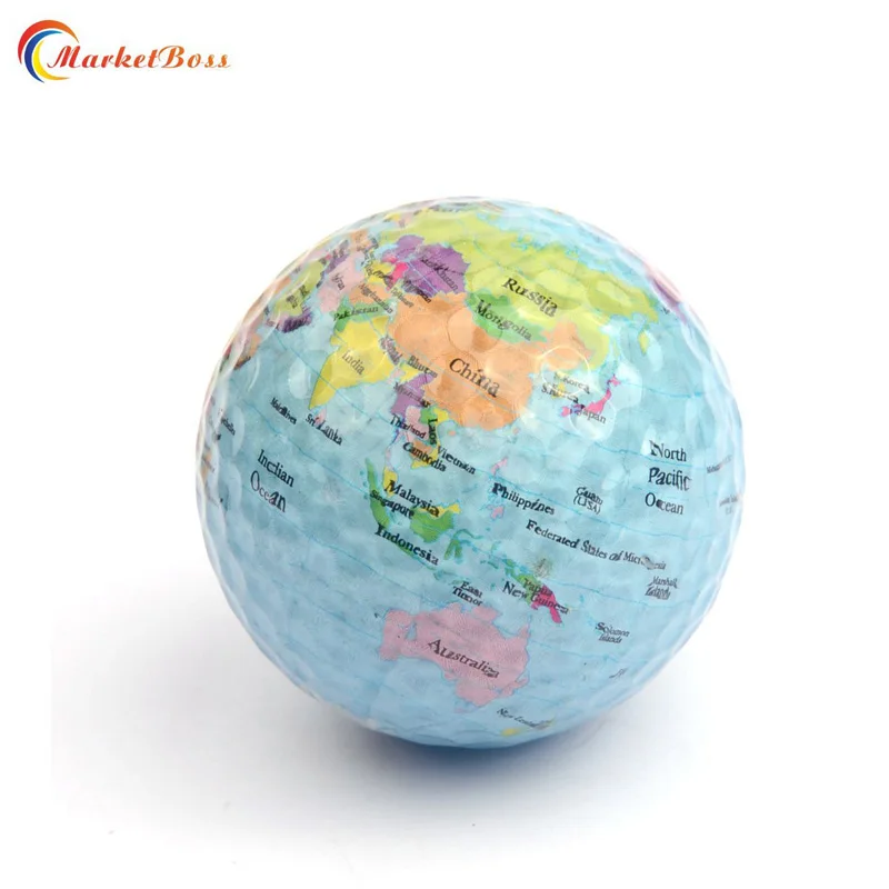 NewStyleEarthGlobeGolfBallDurablePracticeTrainingAidsWorld