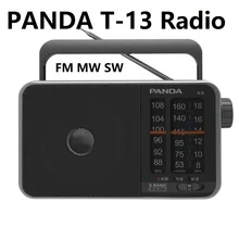 PANDA T-13 радио FM MW SW три диапазона управление простой звук Качество Чистый портативный указатель средняя волна коротковолновой FM радио