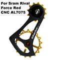 KACTUS TECH 17TSR Carbon Faser Fahrrad Schaltwerk Bike Keramik Lager Pulley Rad für SRAM RIVAL KRAFT ROT-in Fahrrad-Umwerfer aus Sport und Unterhaltung bei