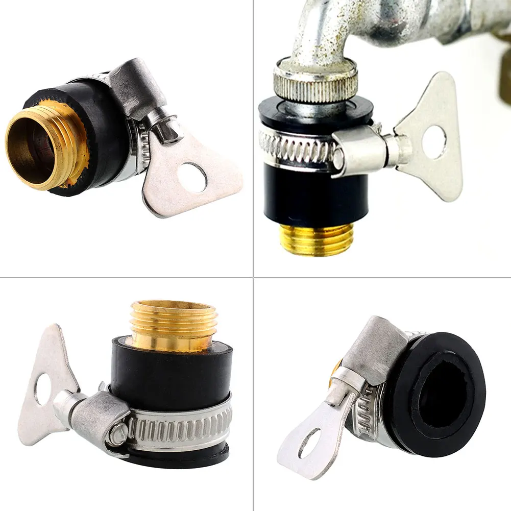 Brass Garden Hose Connector & Tap Adapter Set – 12mm To 2 1/2 Inch – Heavy Duty & Reliable