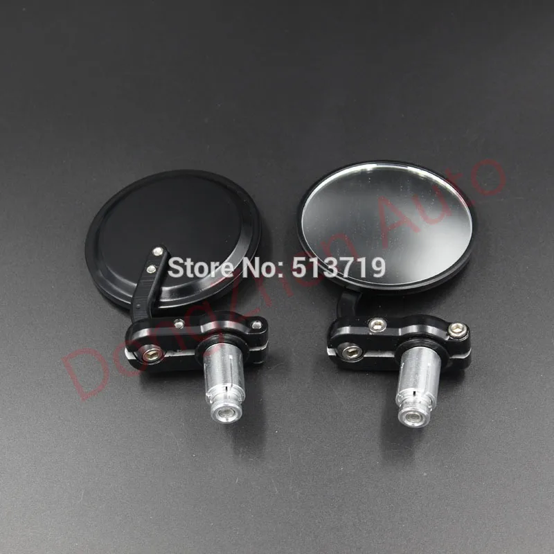 

Free Shipping For MOTORCYCLE MIRRORS CNC 7/8 GHANDLEBAR BAR END black