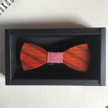 Европейская мода, человечек аксессуар геометрический дизайн одноцветное Good Wood Хип-хоп галстук-бабочка для Для мужчин бабочка высокого качества с галстуком-бабочкой