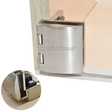HOT 4PCS Glass Cabinet Door Hinges Wine Cabinet Door Hinges Brushed Finished Glass Clamps Clips for Cabinet Cupboard 5~8mm Glass bqlzr stainless steel glass pivot door hinges clamps kits for 5 8mm glass door